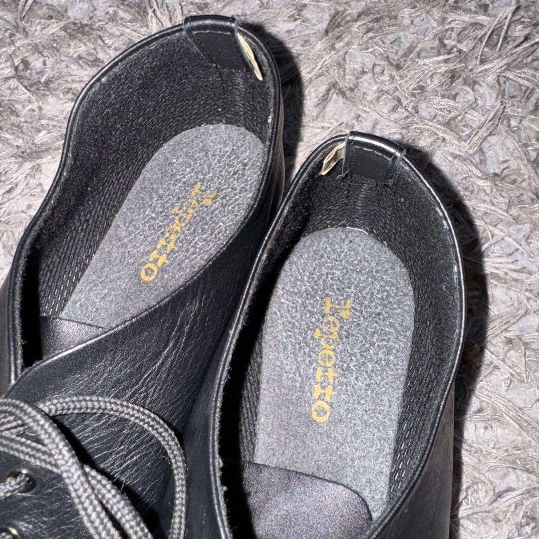 repetto　レペット　JAZZ　ジャズ　ブラック　レザー　黒