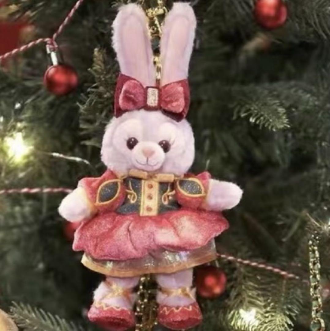 上海&香港ディズニー ステラルー ぬいぐるみキーチェーンクリスマス 2024 香港ディズニー 2024クリスマス ステラルー ぬいぐるみ キー