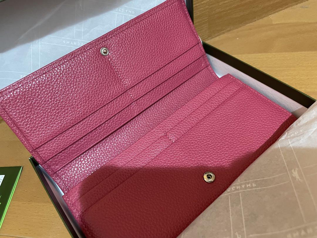 ピンク レザー 長財布 箱付き