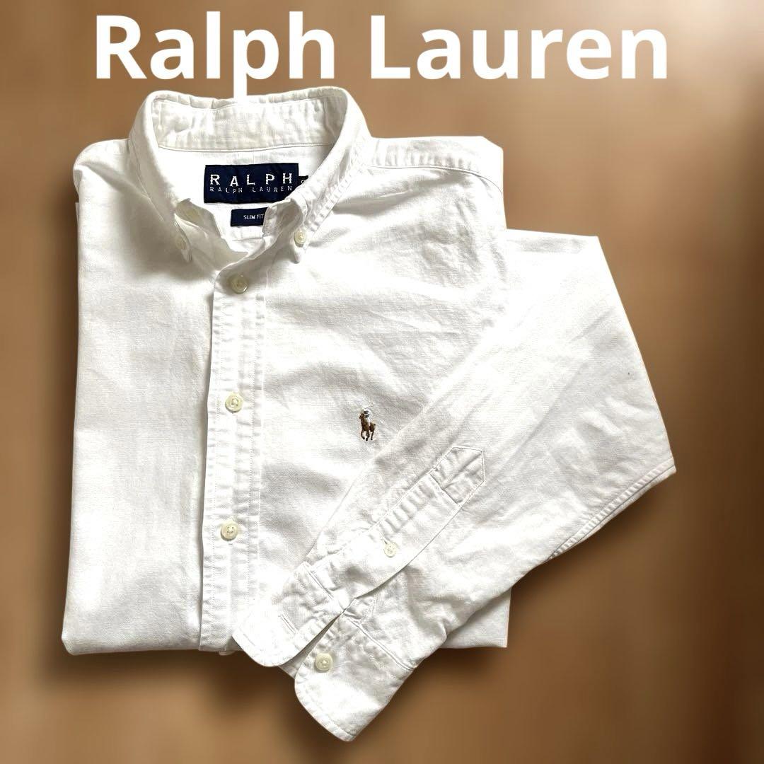 値下げ！Ralph Lauren slim fitホワイト シャツ