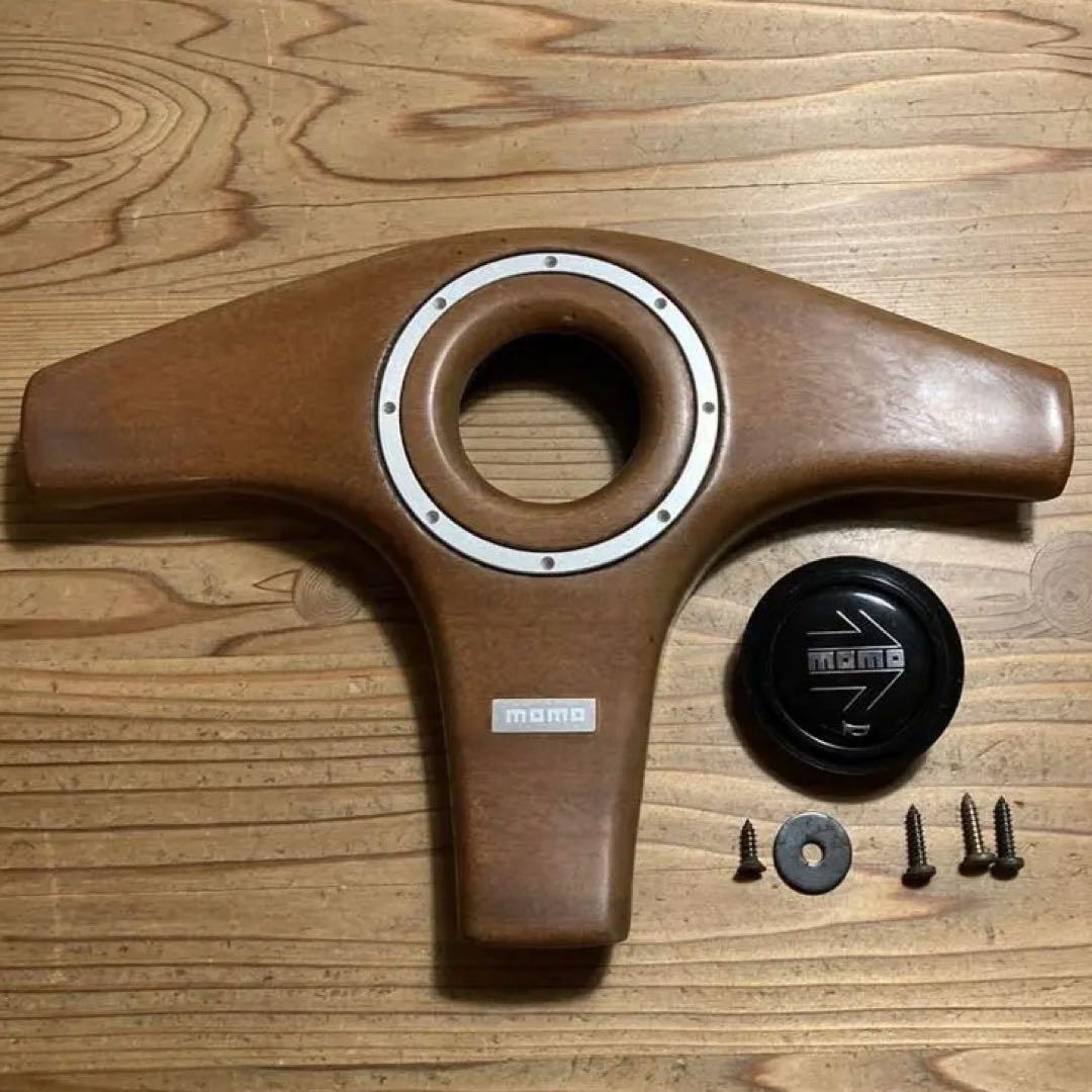 momo ウッドステアリング 360mm ハンドル 美品 当時物 希少 momo ウッドステアリング 360mm ハンドル 美品 当時物 希少