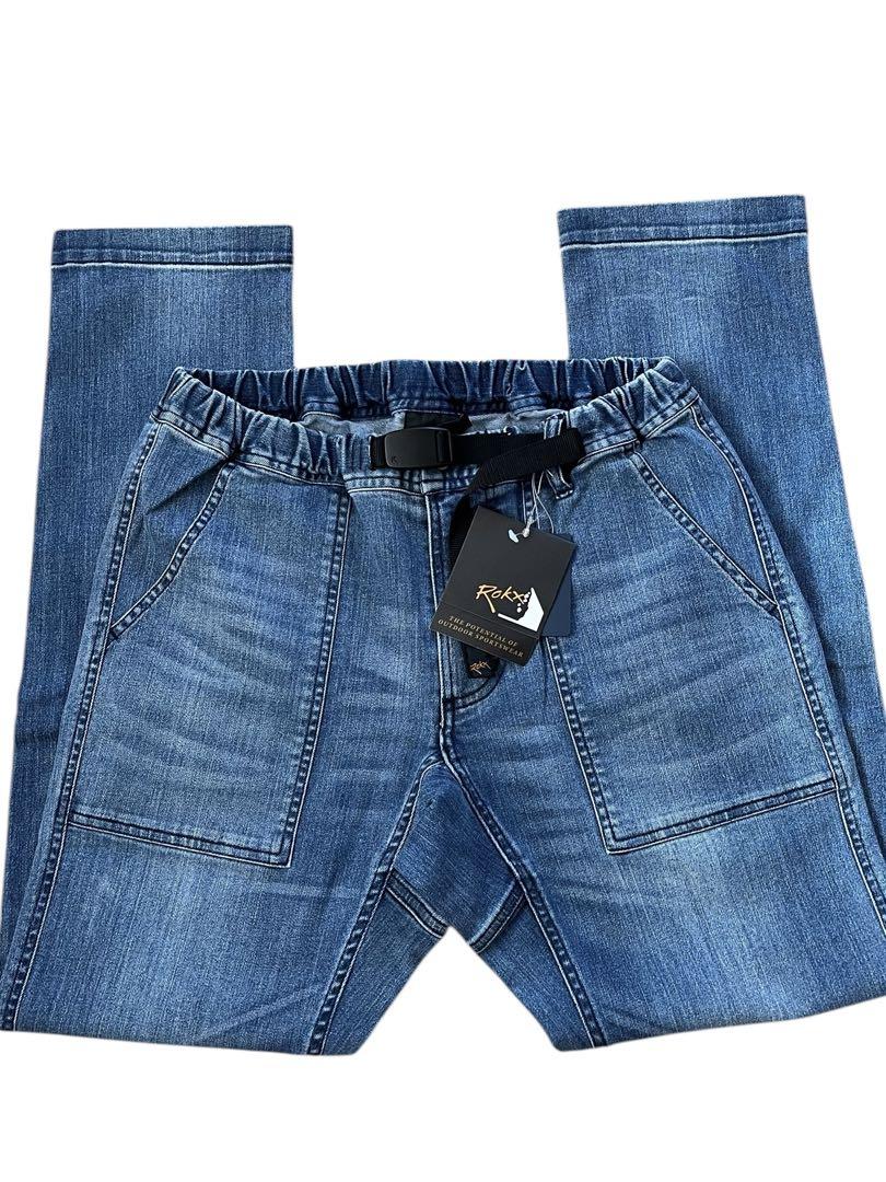 新品ROKXロックスDENIM FATIGUE PANTデニムファティーグM