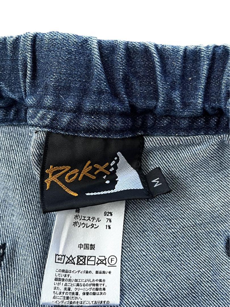 新品ROKXロックスDENIM FATIGUE PANTデニムファティーグM