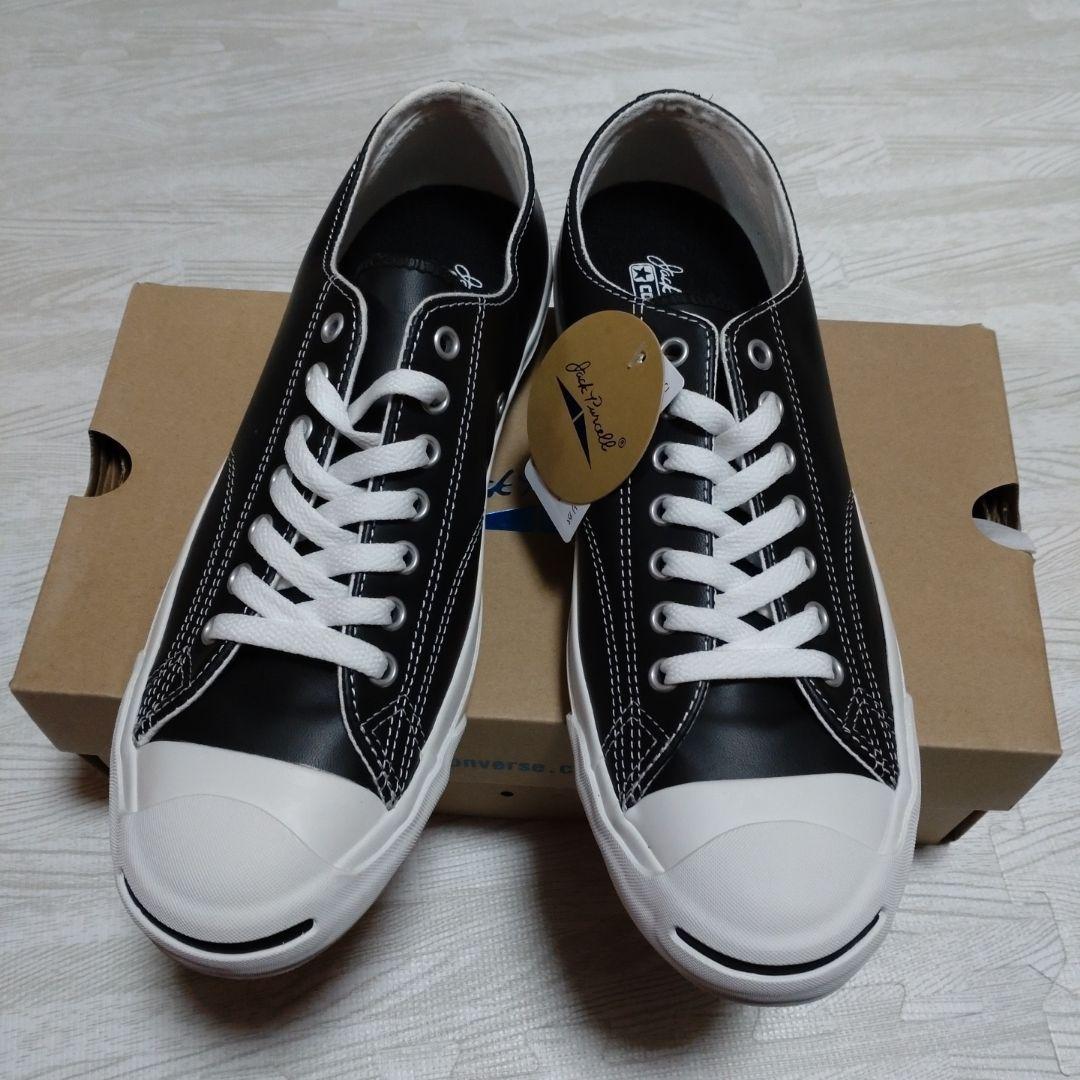 CONVERSE(コンバース) / JACK PURCELL/26.5cm/BLK/レザー/1B985