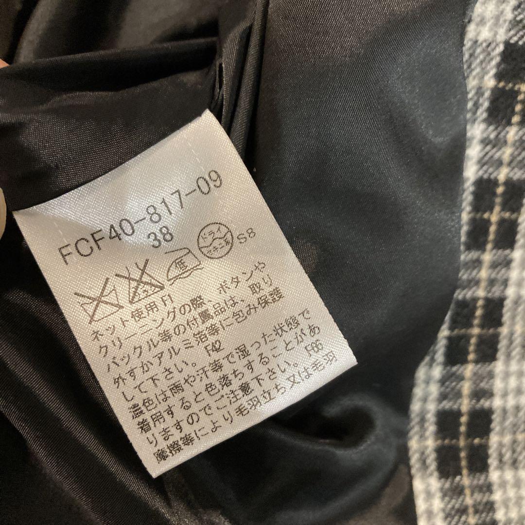 【美品】Burberry バーバリー ブルーレーベル ミドルジャケット 金ボタン