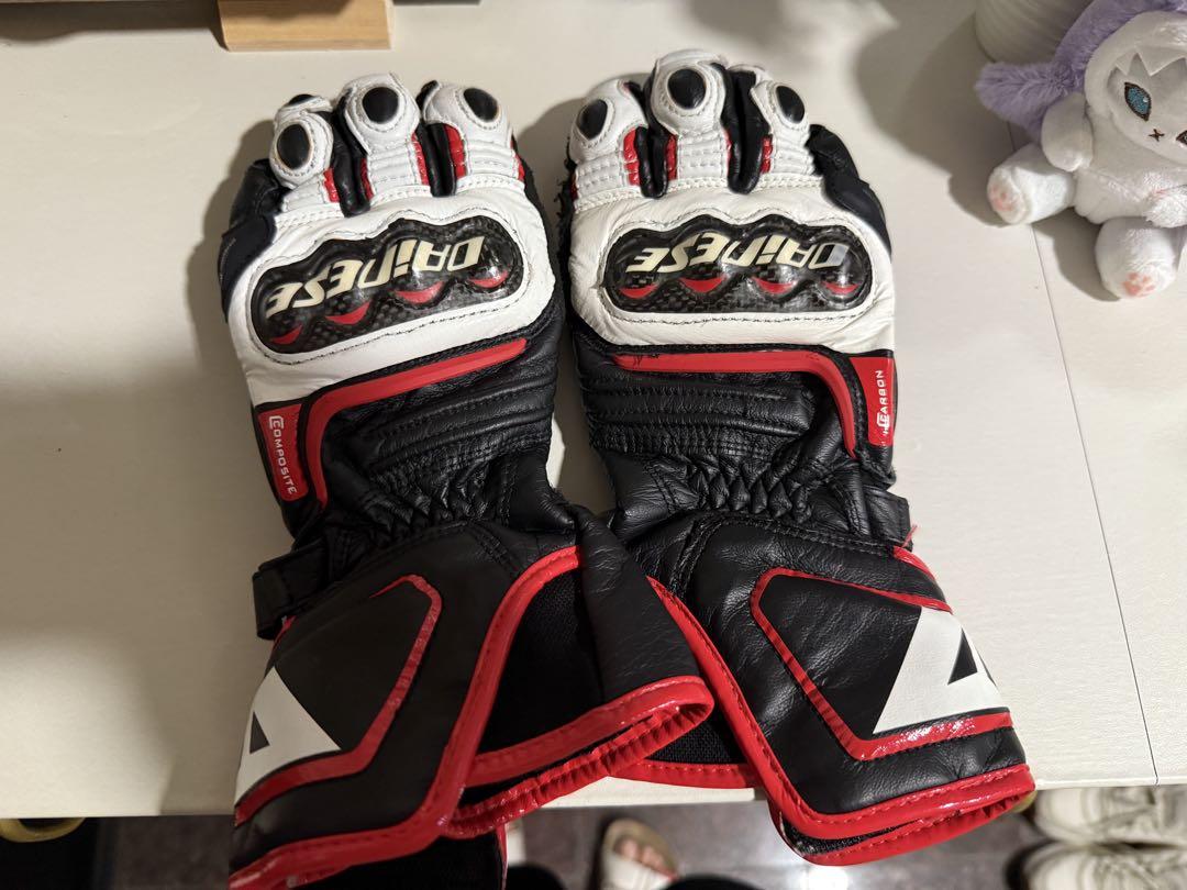 Dainese バイクグローブ CE認証 サイズ7M 黒|赤目立った傷や汚れなし