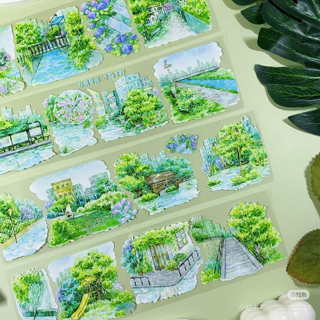 雨景色 公園新品、♥