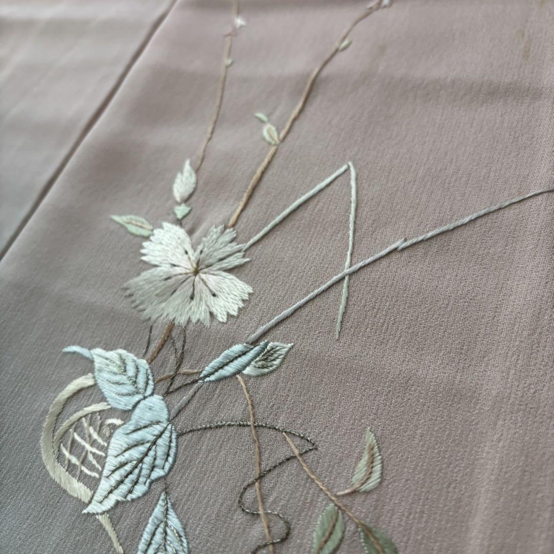 刺繍 付け下げ 紋なし 美しいデザイン 着物 U-4229 - メルカリ