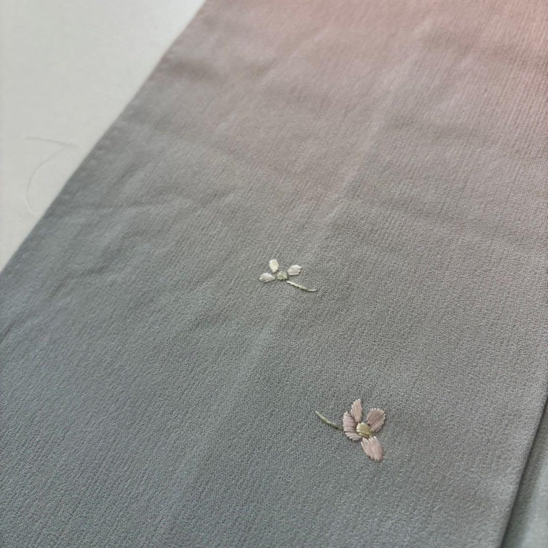 刺繍 付け下げ 紋なし 美しいデザイン 着物 U-4229 - メルカリ