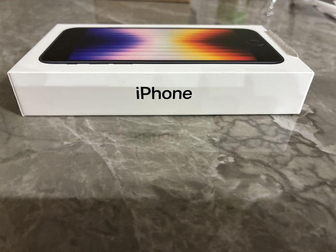 iPhone SE（第3世代） 本体 ミッドナイト64GB 箱付き 84% - メルカリ
