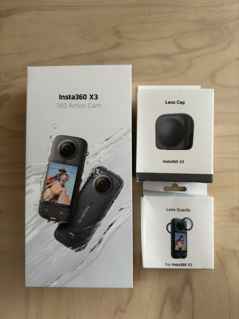 insta360 x3 3点セット　本体シリコンカバー付