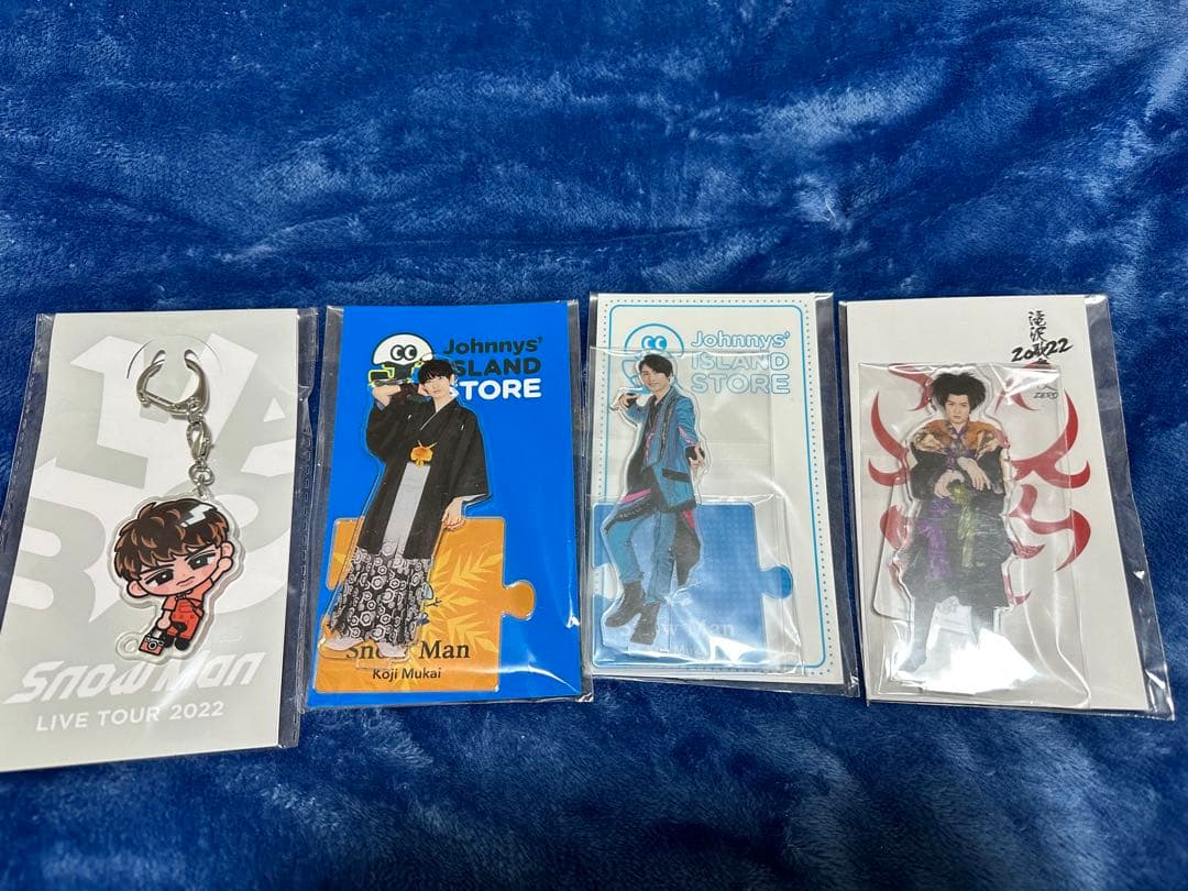 Man 向井康二 アクリルスタンド キーホルダー セット まとめ売り Snow Man - 【新品未開封】向井康二 歴代アクスタ6点セット すの