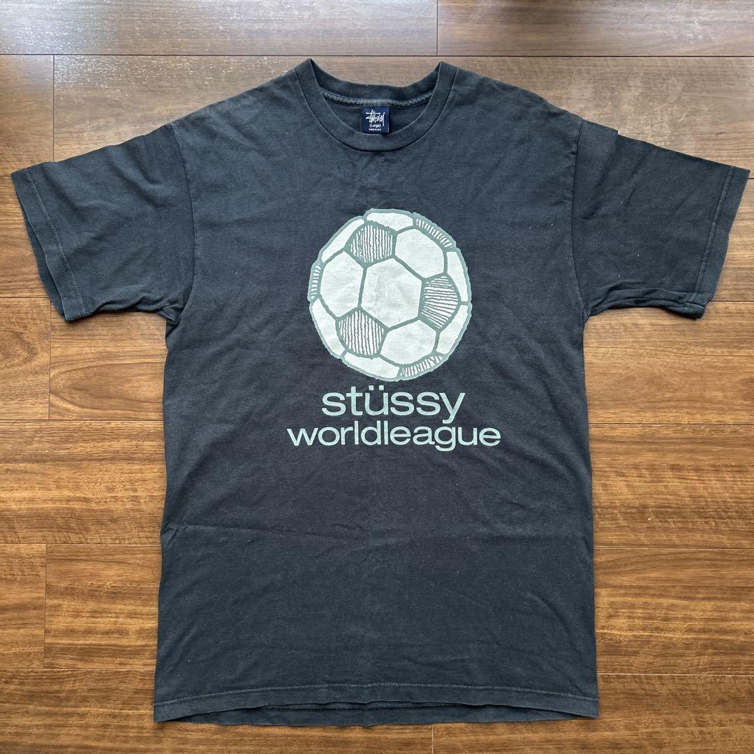 メンズ stussy 半袖Tシャツ ブラック Lサイズ