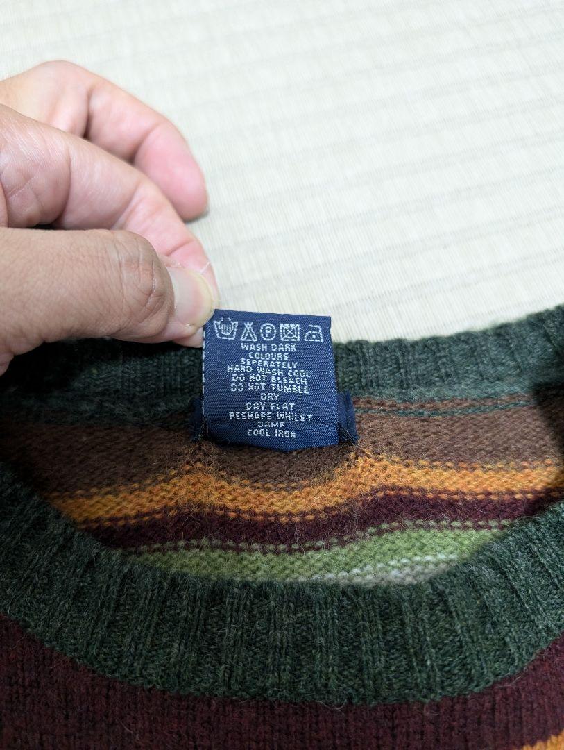 【ttttt】old stussy紺タグ ボーダー ウールニット ttttt様 専用】old stussy紺タグ ボーダー ウールニット - メルカリ