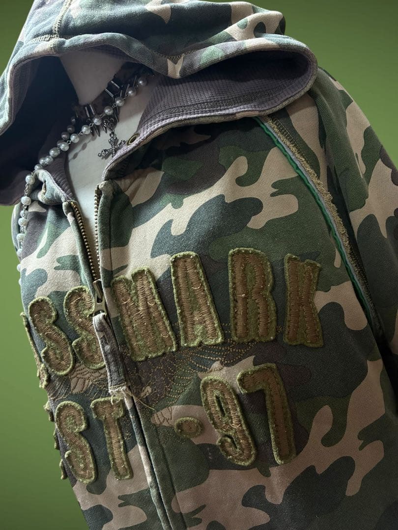 英字平成古着ジップニットフェアリーグランジNANAL