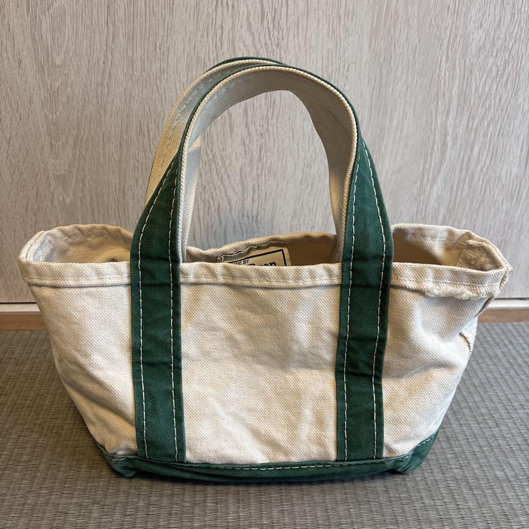 L.L.Bean別注アイテムSPボートアンドトートミニ　ウォッシュ加工　グリーン