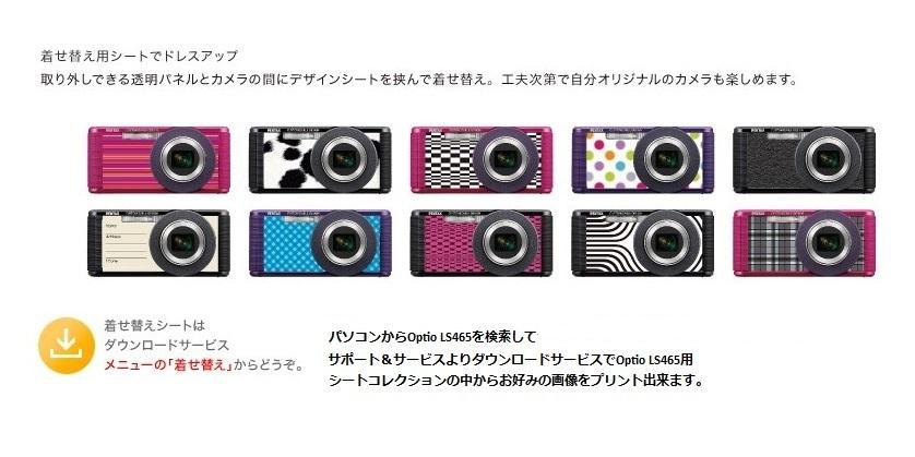 PENTAX★Optio LS465❤️着せ替⭕️安心実働品★スティックスタイル