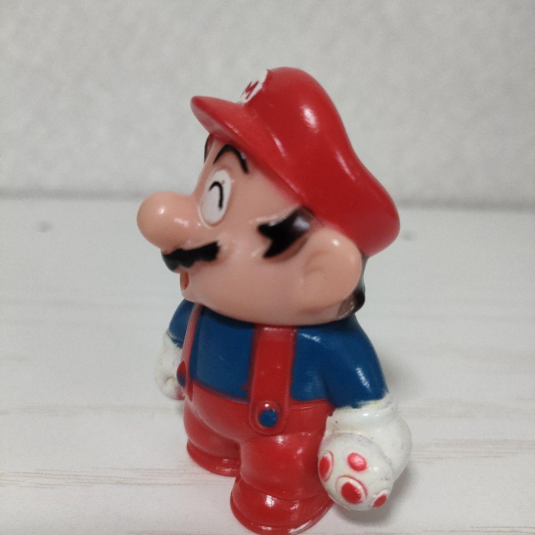 バンダイ　ハッスルマリオ　ソフビ　1986年　食玩