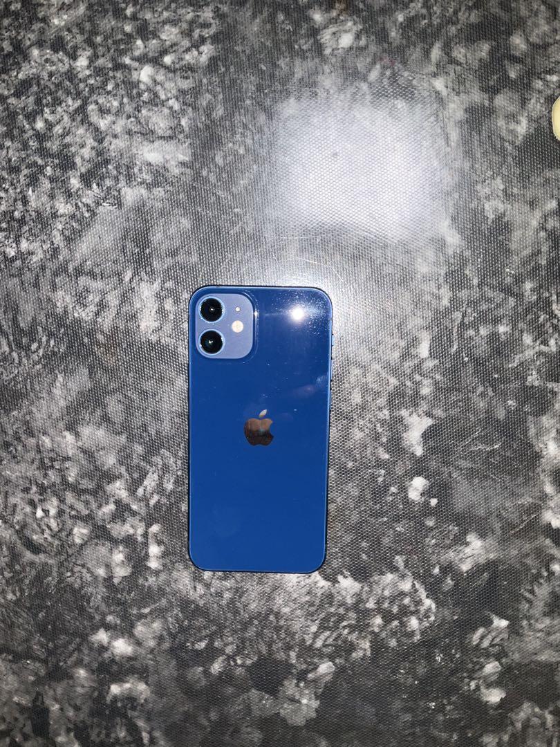 美品iPhone12mini 128GBブルー Magsafeケース付き