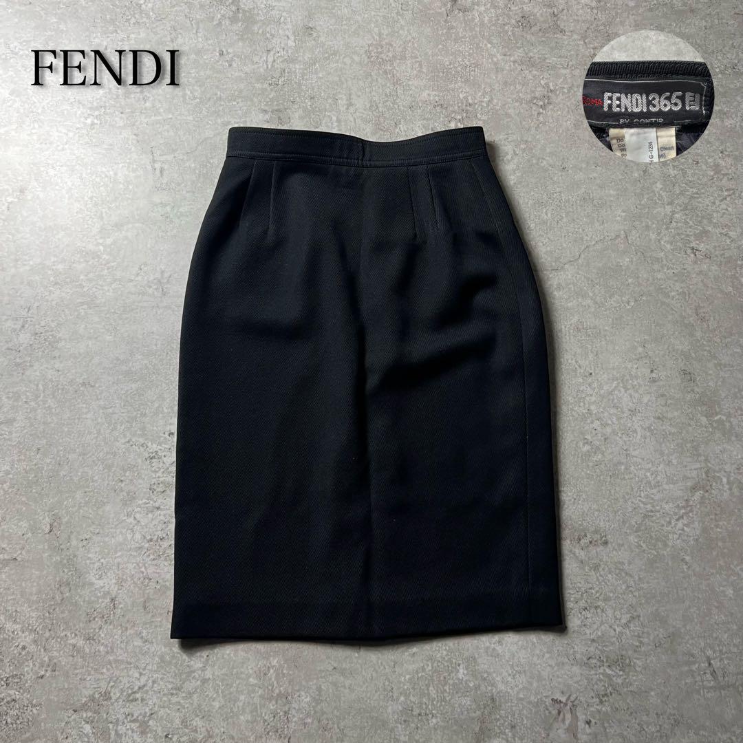 【本日限定価格】fendi タイトスカート FENDI フェンディ タイトスカート レディース ブラック - メルカリ