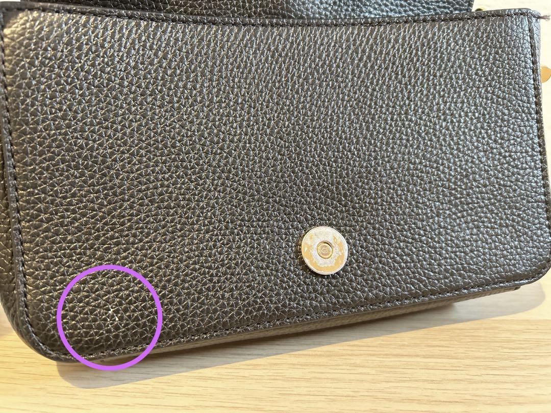 Tory Burch グレー ハンドバッグ タッセル保存袋つき