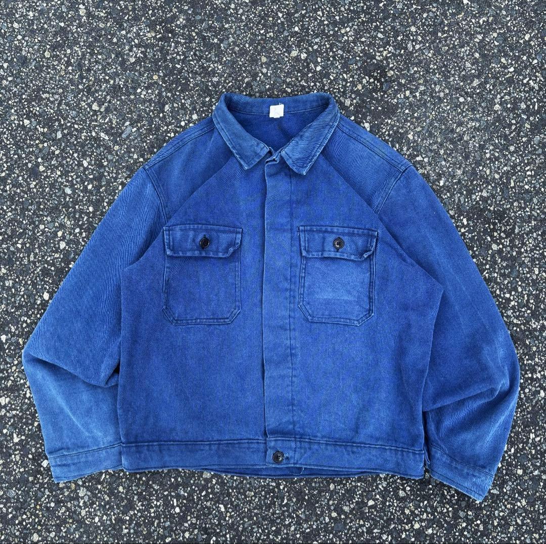 70s 80s ユーロワークジャケット トラッカー 2ndタイプ 短丈 希少