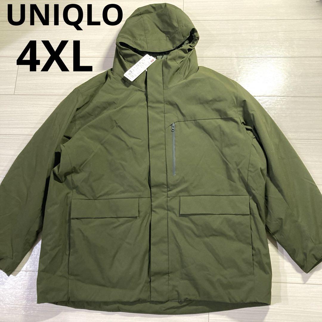 【新品】UNIQLO ハイブリッドダウンパーカ　オリーブ　4XL