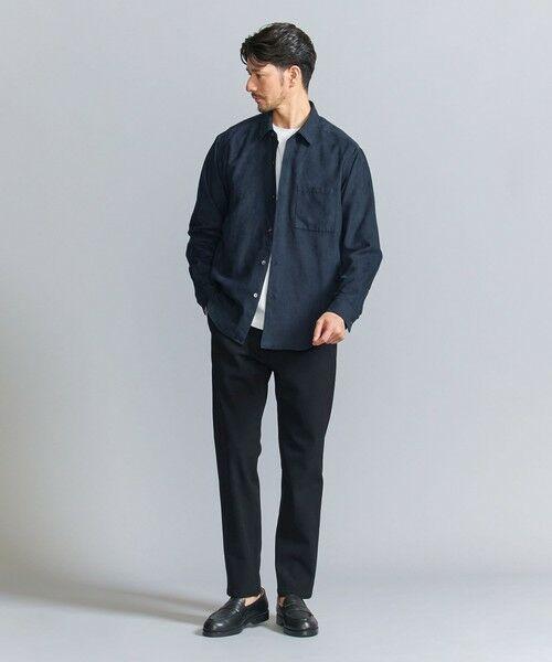 BEAUTY＆YOUTH WARDROBE SMART スエードライク シャツ