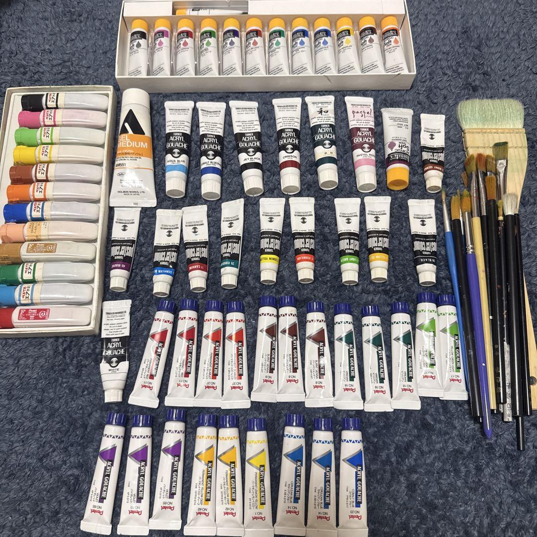 タナー社　水彩絵具アクリル　約253本　まとめ出品です ターナー ターナー色彩 透明水彩絵具 Artists' Water Colour 24