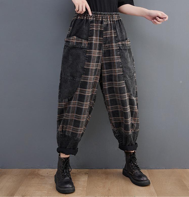 大きいサイズ レディース　デニム　パンツ　ウエストゴム　 新品