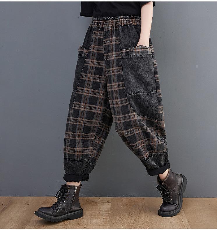 大きいサイズ レディース　デニム　パンツ　ウエストゴム　 新品