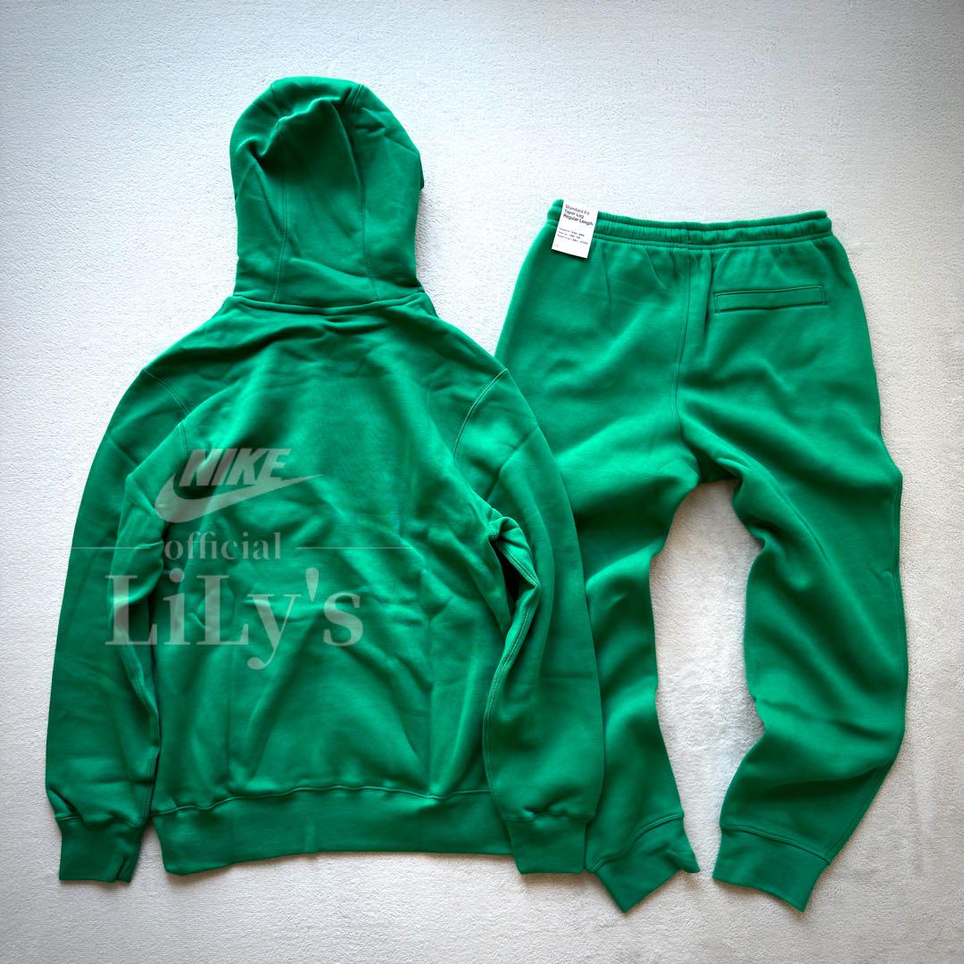 3新品未使用　NIKE上下セットアップ　Ｍサイズ　ナイキ　ロゴボア　緑　グリーン