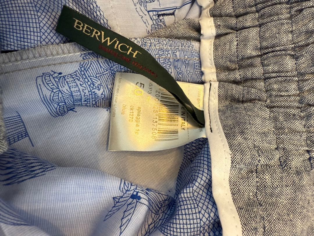 ワンタックパンツL・BERWICH