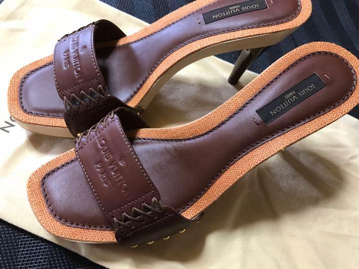 【新品】LOUIS VUITTON★ルイヴィトン★ウッドサンダル