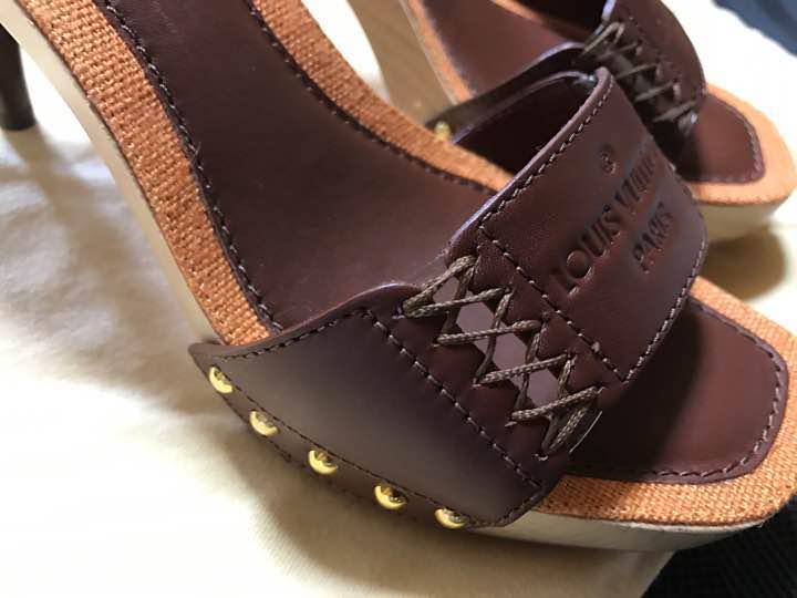 【新品】LOUIS VUITTON★ルイヴィトン★ウッドサンダル