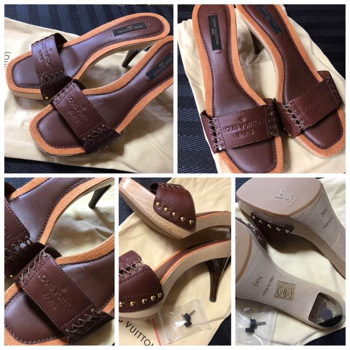 【新品】LOUIS VUITTON★ルイヴィトン★ウッドサンダル