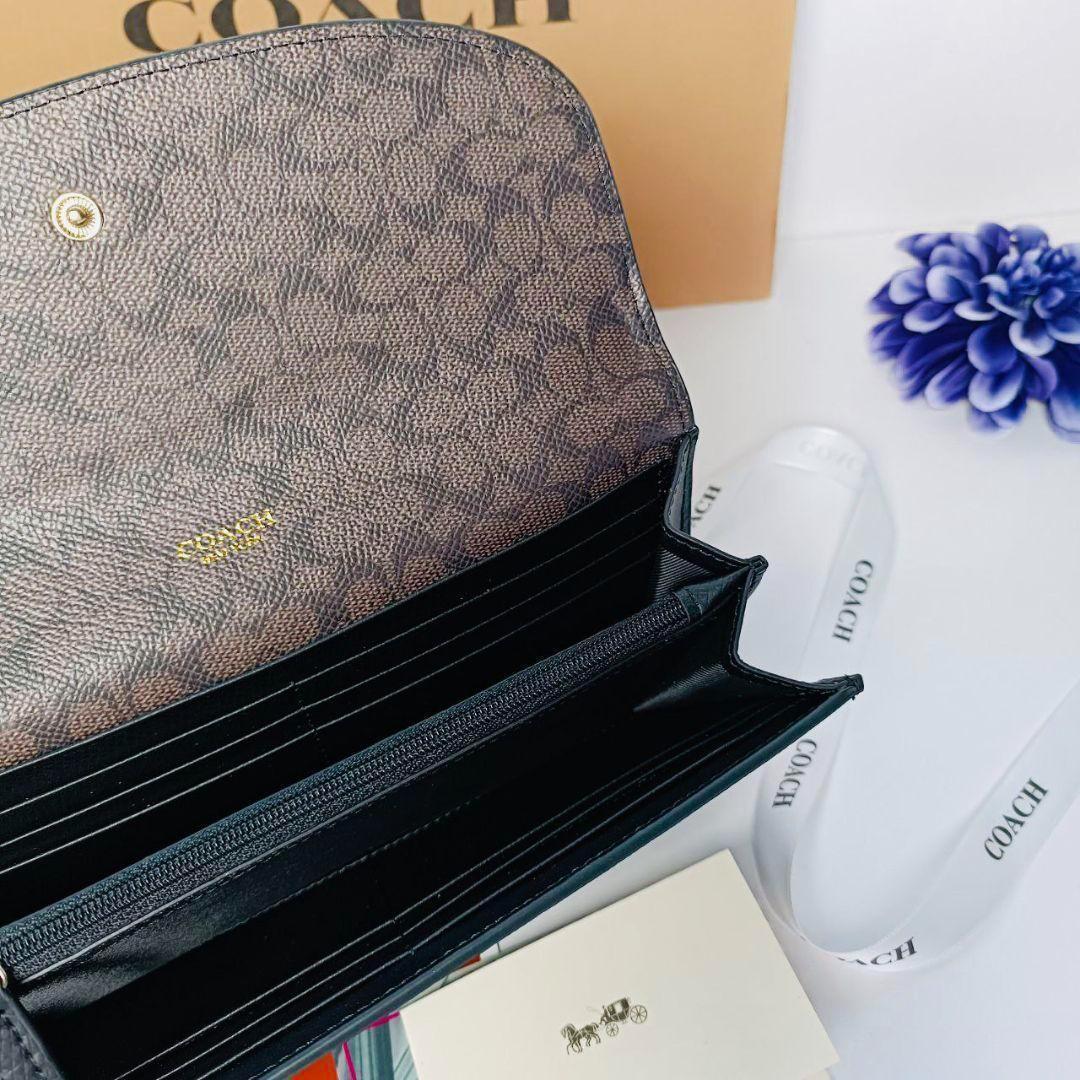 COACH チェッカー柄 長財布 箱付　袋付　未使用品 COACH チェッカー柄 長財布 箱付 袋付 未使用品 小物