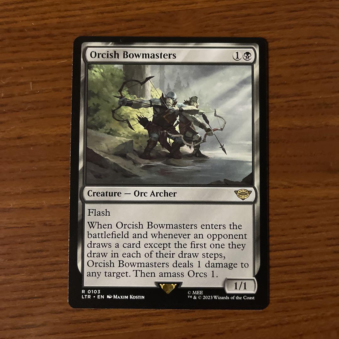 MTG オークの弓使い 英語 LTR B 値頃 オークの弓使い/Orcish Bowmasters《英語》【LTR