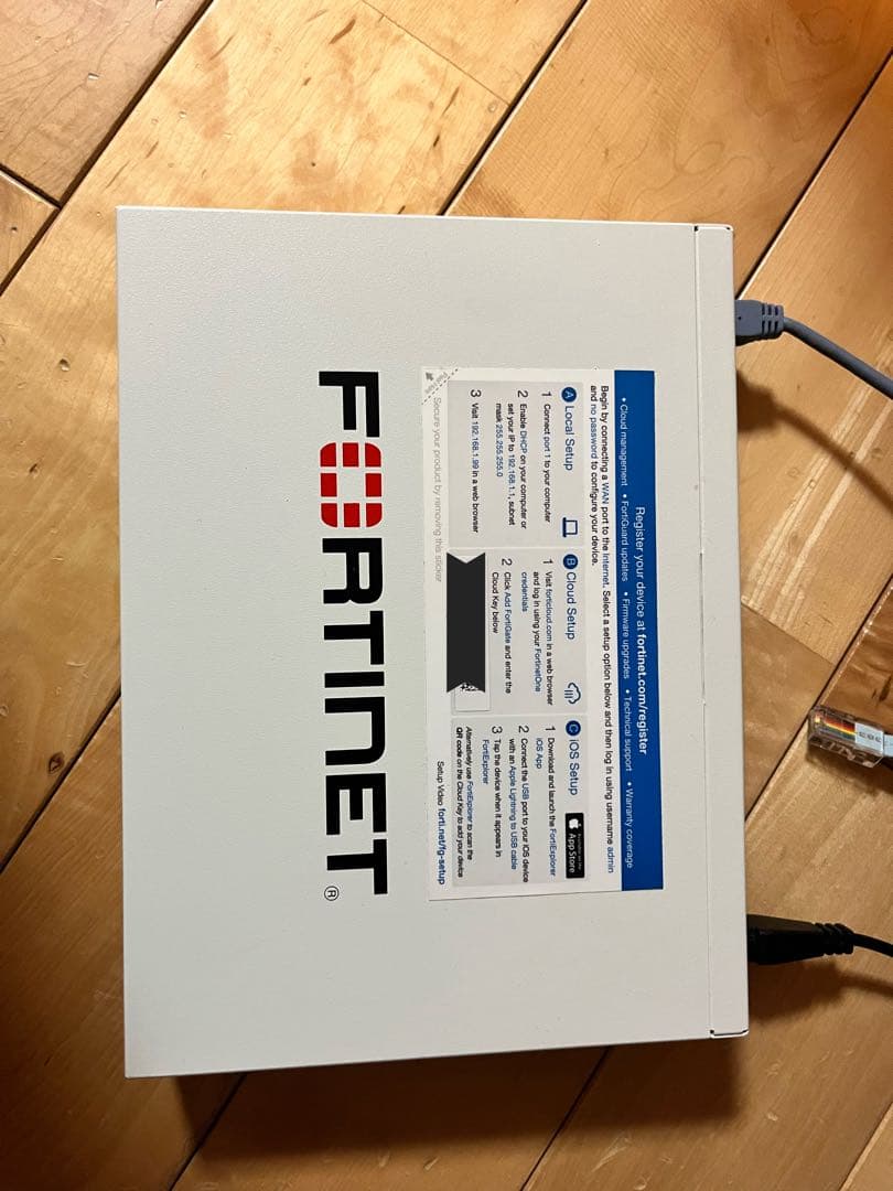 FortiGate 60F Fortinet ギガビット対応 UTM ルーター目立った傷や汚れなし