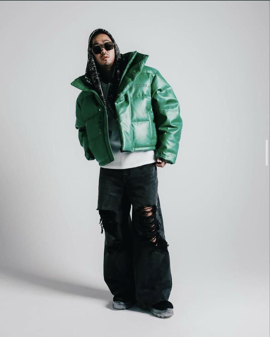 ジャケット・アウター NBIAN BREATH CROCODILE SHORT DOWN