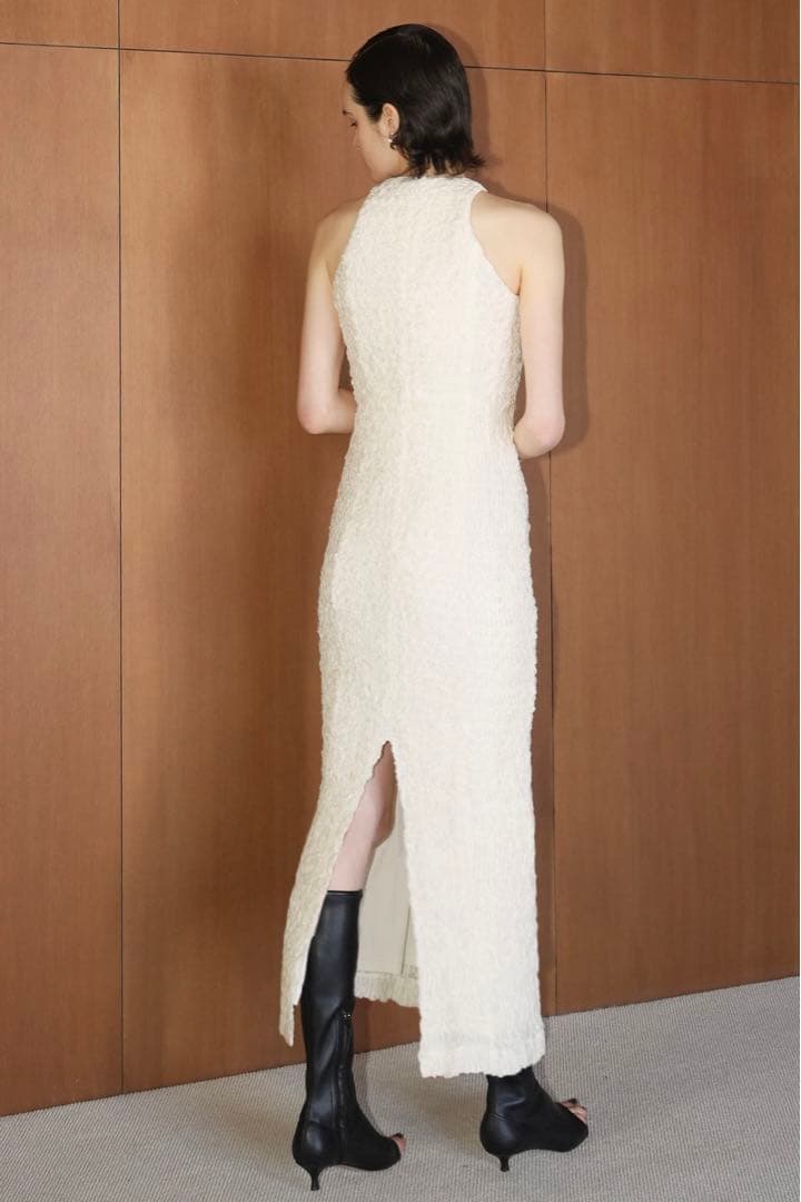 CLANE シャーリングアメリカンスリーブワンピース