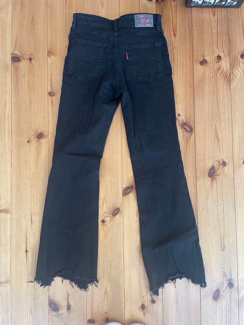 ブラックデニム 25インチM