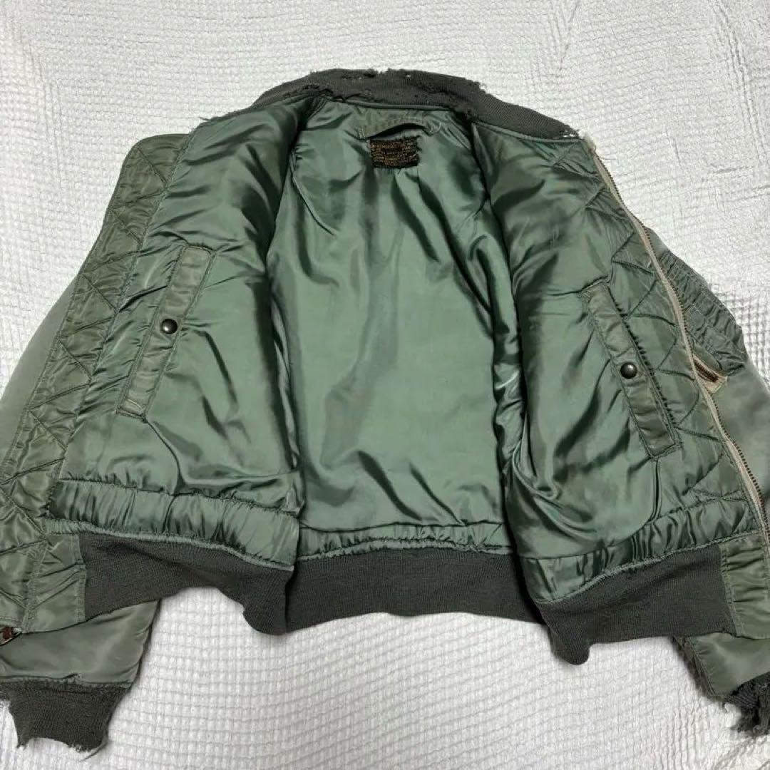 米軍実物 50s 60s MA-1 John Ownbey社製 黒タグ