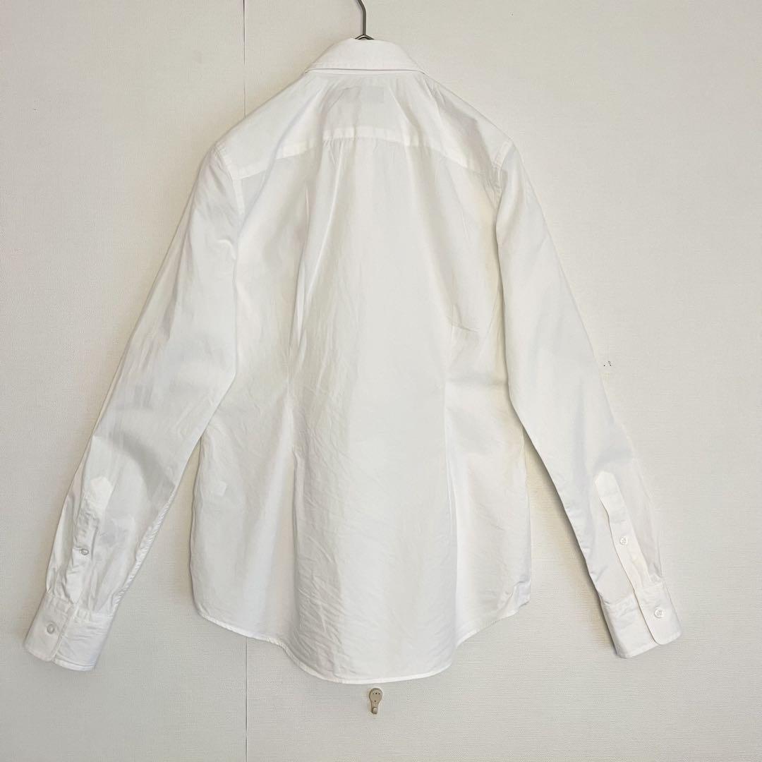 【美品★大人気】ラルフローレン白ホワイト長袖シャツ★サイズ4★スペアボタン付き★