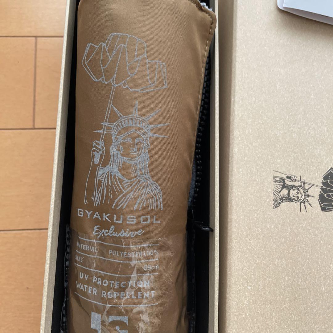 GODO DESIGN 折り畳み傘 GYAKUSOL × JSF モカ