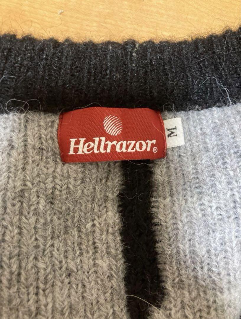 hellrazor モヘア　カーディガン
