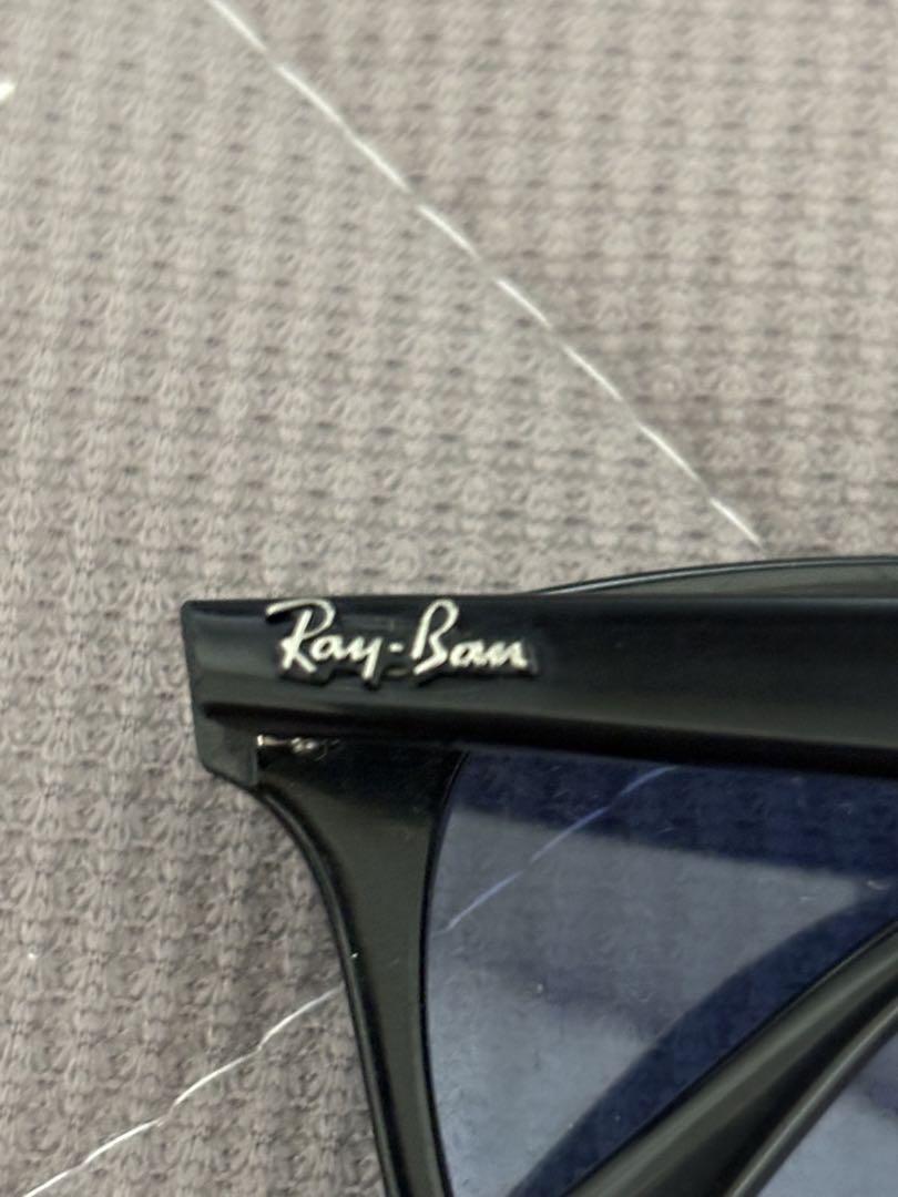Ray-Ban サングラス ブラック ブルーレンズ ケース付き レイバン
