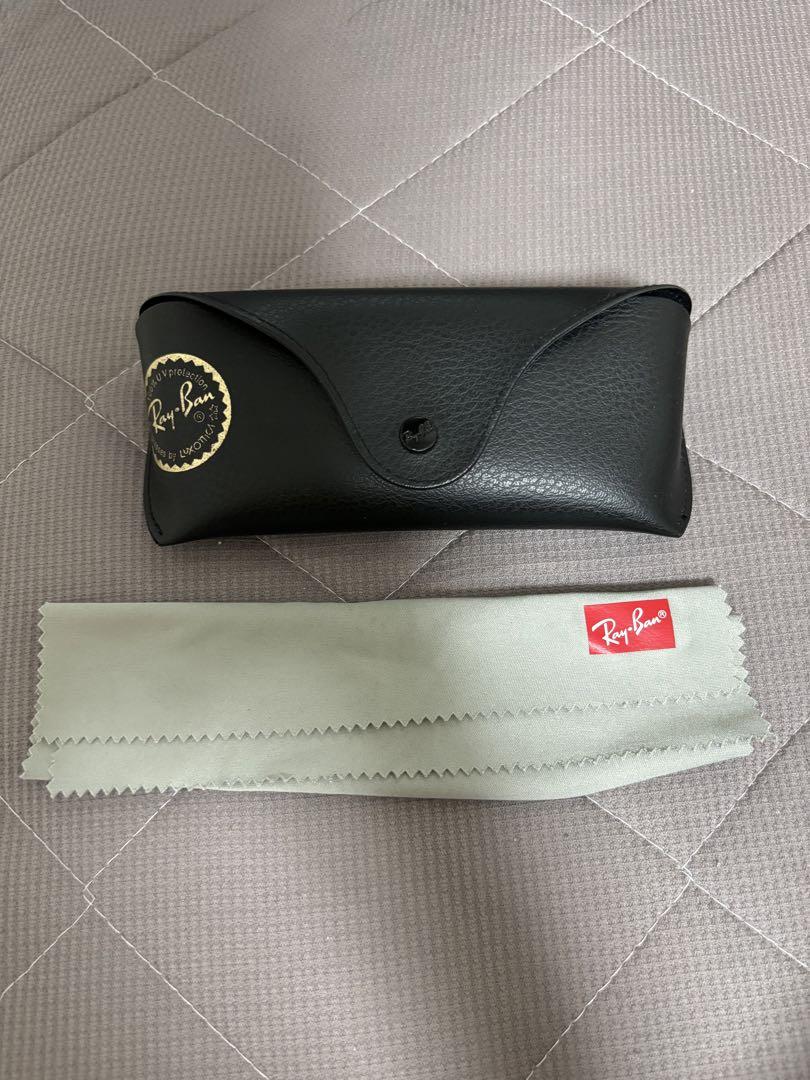 Ray-Ban サングラス ブラック ブルーレンズ ケース付き レイバン