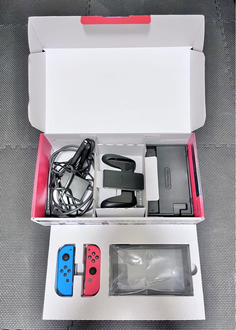 【あ】Switch 本体 Joy-con ネオンレッド/ネオンブルー