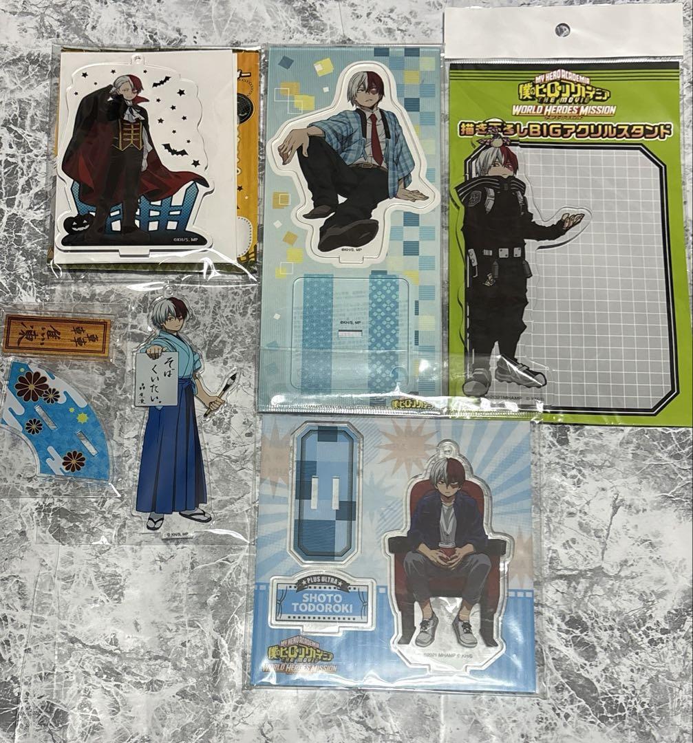 ヒロアカ 轟焦凍 アクリルスタンド ワールドヒーローズミッション 書き初め